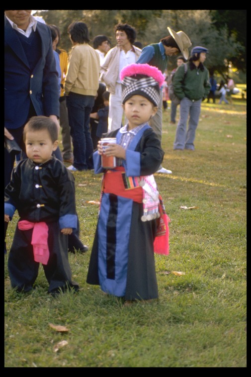 Hmong kids, Rancho Cordova, 1984