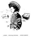 Striped Hmong girl